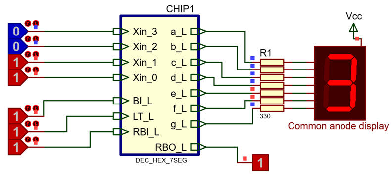 Dec_hex_7seg circuit in Proteus