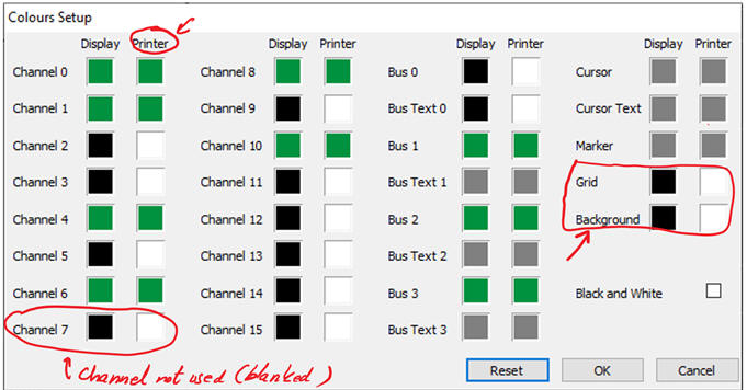 Colour setup in Proteus for printing