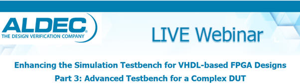 Aldec part III:_ VHDL testbenches