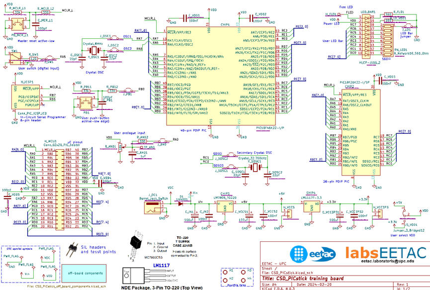 Schematic in KiCad